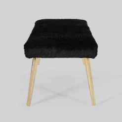 Capernaum Faux Fur Bench - Christopher Knight Home -Christopher Knight Home GUEST 6abb7c3e 19f4 4c6e 8c0b fb949e1e5479