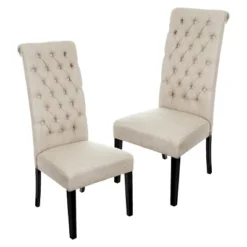 Set Of 2 Leorah Tall Back Tufted Dining Chair - Christopher Knight Home 12 Set Of 2 Leorah Tall Back Tufted Dining Chair - Christopher Knight Home -Christopher Knight Home GUEST 6becc50f 924f 4a06 929b 22b34e870eb5