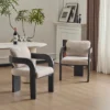 Christopher Knight Home Smolder Modern Rubberwood Upholstered Dining Chairs With Pillow Back (Set Of 2) 2 Christopher Knight Home Smolder Modern Rubberwood Upholstered Dining Chairs With Pillow Back (Set Of 2) -Christopher Knight Home GUEST 6d58321b d0d6 4f23 970a d1402bdf6a82