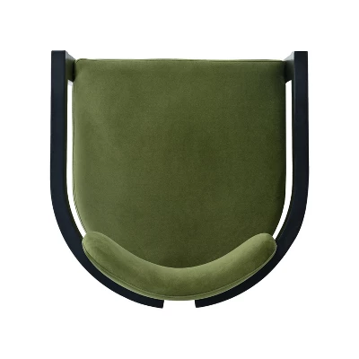 Christopher Knight Home Luna Modern Rubber Wood Upholstered Dining Chair(Set Of 2) 7 Christopher Knight Home Luna Modern Rubber Wood Upholstered Dining Chair(Set Of 2) - Image 5