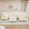 Christopher Knight Home Thea 8 Piece Versatile Modular Sofa Bed With Storage And Faux Double-Layer Cushions -Christopher Knight Home GUEST 6efd9574 5e6d 4ef4 a23a 66a69b65ea49