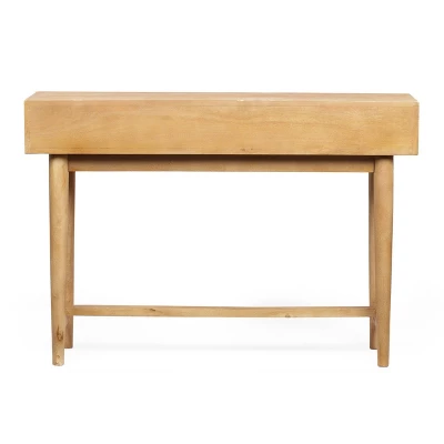 Warthen Boho Handcrafted 4 Drawer Console Table Natural - Christopher Knight Home 8 Warthen Boho Handcrafted 4 Drawer Console Table Natural - Christopher Knight Home - Image 6