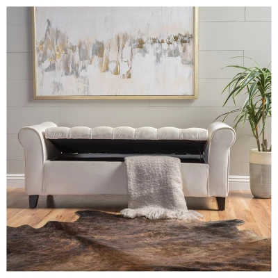 Keiko Storage Bench - Christopher Knight Home 3 Keiko Storage Bench - Christopher Knight Home