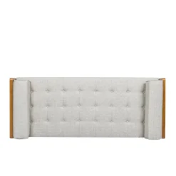 Keairns Mid Century Modern Tufted Double End Chaise Lounge With Bolster Pillows - Christopher Knight Home -Christopher Knight Home GUEST 71c764a3 1cce 4392 9b36 2e70997368f8