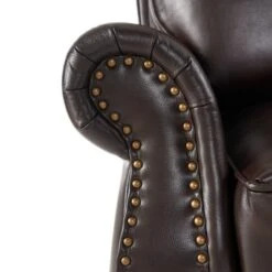Torreon Faux Leather Recliner Club Chair Dark Brown - Christopher Knight Home -Christopher Knight Home GUEST 72f5b1f0 ff9a 4d0a 80d7 c64820de72ec