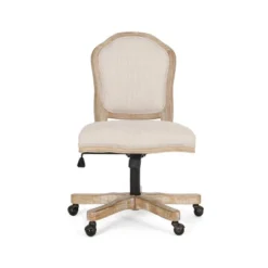 Scilley French Country Upholstered Swivel Office Chair - Christopher Knight Home -Christopher Knight Home GUEST 75833bb5 7217 4131 ad12 505b9bcf77ab