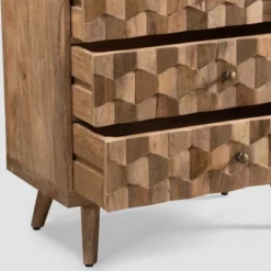 Latona MidCentury Modern 3 Drawer Chest Natural - Christopher Knight Home -Christopher Knight Home GUEST 7694b843 3c6b 43b7 a7e1 edc920f22724