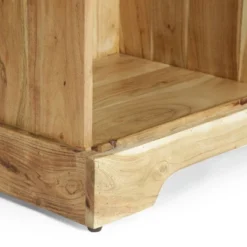 Laymon Modern Industrial Handcrafted Acacia Wood Live Edge Cabinet With Sliding Door Natural/Black - Christopher Knight Home -Christopher Knight Home GUEST 76a82354 e0d5 4f18 96b8 64d0ad3137cb