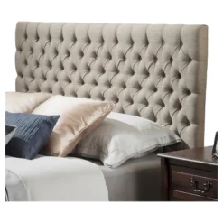 Jezebel Button Tufted Headboard - Christopher Knight Home -Christopher Knight Home GUEST 7b5a9d6d aac9 41e7 9ad3 6da660de1953