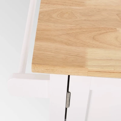 Finzer Farmhouse Kitchen Cart White - Christopher Knight Home 5 Finzer Farmhouse Kitchen Cart White - Christopher Knight Home - Image 3