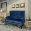 Nolie High Back Loveseat Cobalt - Christopher Knight Home