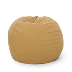 5' Newalla Modern Shearling Bean Bag - Christopher Knight Home -Christopher Knight Home GUEST 7f5476d1 2ba3 4ea6 9003 771e698da4a3