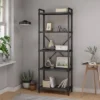 71" Driscoe Industrial 5 Shelf Firwood Bookcase Gray/Pewter - Christopher Knight Home 1 71" Driscoe Industrial 5 Shelf Firwood Bookcase Gray/Pewter - Christopher Knight Home -Christopher Knight Home GUEST 7f85be10 7013 4c68 856f 85c155edb37a