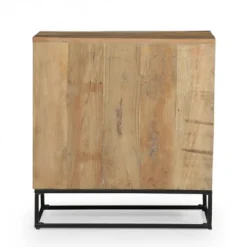 Burdine Handcrafted Boho Wood 3 Drawer Cabinet Natural/Black - Christopher Knight Home -Christopher Knight Home GUEST 801ec1ee c812 4ca8 a6e2 24b4f4cd2e0b