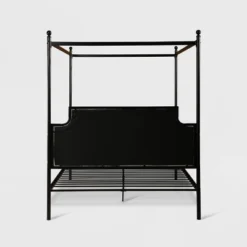 Queen Beechmont Iron Canopy Upholstered Bed - Christopher Knight Home -Christopher Knight Home GUEST 83fe4e7c 5a25 4d70 b143 06cc082069b5