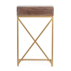 Bucyrus Rustic Glam Handcrafted Acacia Wood C Shaped Side Table Dark Brown/Gold - Christopher Knight Home 17 Bucyrus Rustic Glam Handcrafted Acacia Wood C Shaped Side Table Dark Brown/Gold - Christopher Knight Home -Christopher Knight Home GUEST 85fc6810 f72b 4abc 8721 7628bf75f9d1