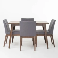 5pc Kwame Rectangular Dining Set - Christopher Knight Home -Christopher Knight Home GUEST 871cbd9b 9363 4ff1 b794 0edff9657a46