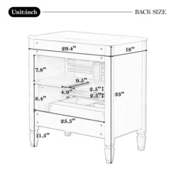30"W Vintage Bathroom Vanity With Sink, Bathroom Cabinet With Adjustable Shelf, Drawer, Door Shelves And Soft Closing Door-Christopher Knight Home -Christopher Knight Home GUEST 88338f33 390f 4f69 9227 5789b28b64c8