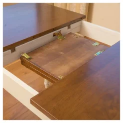 Clearwater Drop Leaf Dining Table Dark Oak/White - Christopher Knight Home 11 Clearwater Drop Leaf Dining Table Dark Oak/White - Christopher Knight Home -Christopher Knight Home GUEST 88760bc1 aaa0 4269 a7ef 433631b1dcc8