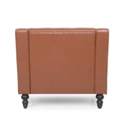 Furman Contemporary Tufted Club Chair Cognac - Christopher Knight Home -Christopher Knight Home GUEST 8a04ae50 5910 4627 8f6d 01dcb6add320