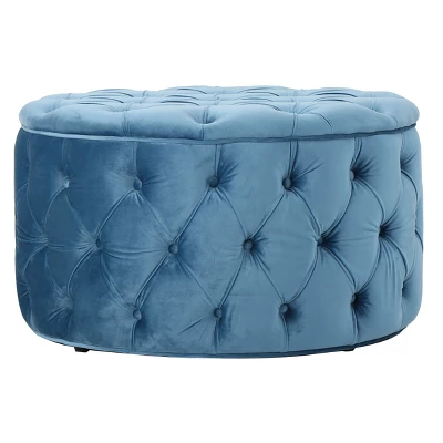 Zelfa New Velvet Ottoman - Christopher Knight Home 6 Zelfa New Velvet Ottoman - Christopher Knight Home - Image 4