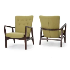 Set Of 2 Becker Upholstered Armchairs - Christopher Knight Home -Christopher Knight Home GUEST 8b305f86 5d35 423f bf1a 77fdec38665b