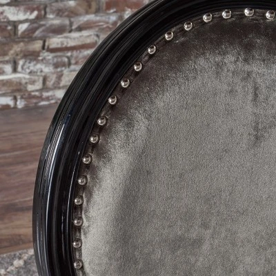 Set Of 2 Leroy Traditional Dining Chair Gray - Christopher Knight Home 5 Set Of 2 Leroy Traditional Dining Chair Gray - Christopher Knight Home - Image 3