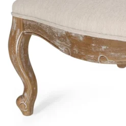 Set Of 2 Andrea French Country Wood Upholstered Dining Armchairs - Christopher Knight Home -Christopher Knight Home GUEST 8e67548f 0749 49e8 a129 9b87bd924a26