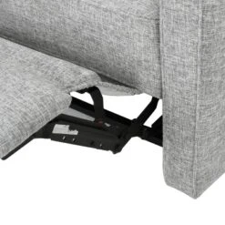 Calliope Buttoned Fabric Reclining Loveseat Light Gray Tweed - Christopher Knight Home -Christopher Knight Home GUEST 8e9d5022 8070 4320 b68e 025efa413d2f