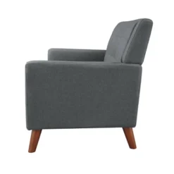 Candace Mid Century Modern Loveseat Dark Gray - Christopher Knight Home -Christopher Knight Home GUEST 8f30c83e c3ba 44b9 9559 2d48b5a43db0