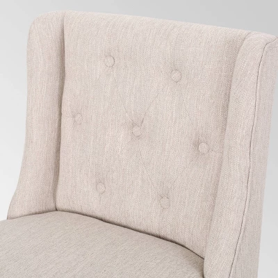 Set Of 2 Landria Button Tufted Wingback Counter Height Barstools - Christopher Knight Home 8 Set Of 2 Landria Button Tufted Wingback Counter Height Barstools - Christopher Knight Home - Image 6