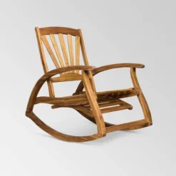 Sunview Acacia Wood Recliner Rocking Chair - Christopher Knight Home -Christopher Knight Home GUEST 934b058e e9aa 4a77 9f9a f98474c1a457
