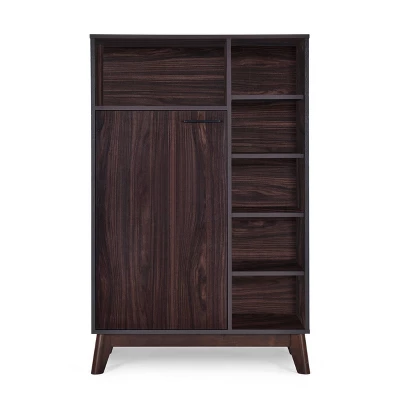 Rattler Mid-Century Modern Multi Functional Cabinet - Christopher Knight Home 12 Rattler Mid-Century Modern Multi Functional Cabinet - Christopher Knight Home - Image 10
