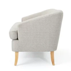Sheena Mid Century Modern Loveseat Beige - Christopher Knight Home: Upholstered Polyester, Wood Frame, Seats 2 -Christopher Knight Home GUEST 95d47c4a 637f 481e ad95 a8c5025eda3d 1