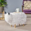 Levi Furry Yak Ottoman - Christopher Knight Home -Christopher Knight Home GUEST 96499774 6327 48e7 ba5f 4f120a807bd3