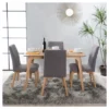 50" 5pc Orrin Dining Set Natural Oak/Dark Gray - Christopher Knight Home -Christopher Knight Home GUEST 96f0baf4 df37 4945 9dc7 a86599f488d5