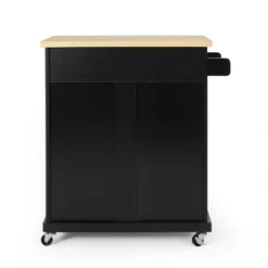 Batavia Contemporary Kitchen Cart With Wheels - Christopher Knight Home -Christopher Knight Home GUEST 98283c4f 89fc 4d65 86cb 29f6def10b93