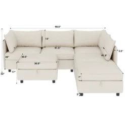 Christopher Knight Home Alvis Modular Chenille Storage U-Sofa -Christopher Knight Home GUEST 98a04ed9 64cc 4c9a bdd0 7b3ca56fd54d