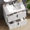 Christopher Knight Home Sephera Modern 30" Bathroom Vanity With Ceramic Sink And Drawers