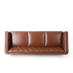 Ovando Contemporary Upholstered 3 Seater Sofa - Christopher Knight Home 18 Ovando Contemporary Upholstered 3 Seater Sofa - Christopher Knight Home -Christopher Knight Home GUEST 9a6cbc0b 7f3b 4bd9 8a71 739acd5248d5