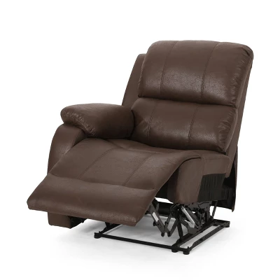 Meridan Contemporary Upholstered Theater Seating Reclining Sofa - Christopher Knight Home 5 Meridan Contemporary Upholstered Theater Seating Reclining Sofa - Christopher Knight Home - Image 3