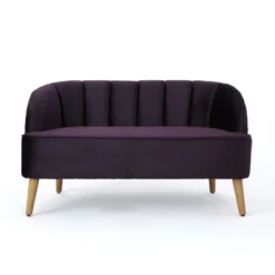 Amaia Modern New Velvet Settee - Christopher Knight Home -Christopher Knight Home GUEST 9d7d0462 b1e3 4c57 ac7b f4d38ccf8680