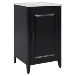 Christopher Knight Home Alonzo Modern 20" Bathroom Vanity With Ceramic Sink, Shelf And Drawer -Christopher Knight Home GUEST 9e2e768c e387 4508 b215 23ae08e83107