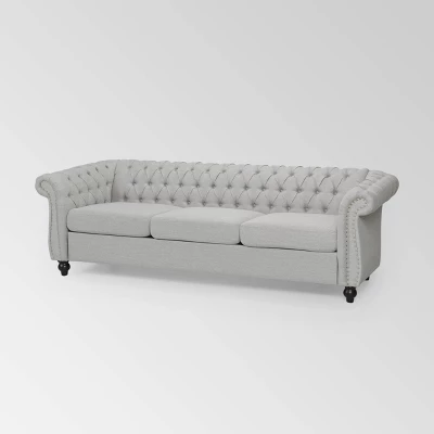 Parksley Tufted Chesterfield Sofa - Christopher Knight Home 11 Parksley Tufted Chesterfield Sofa - Christopher Knight Home - Image 9