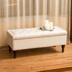 Chantelle Fabric Storage Ottoman - Christopher Knight Home -Christopher Knight Home GUEST 9fedec65 5def 458e a575 9e942040c221