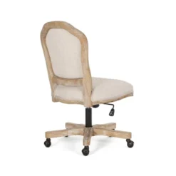 Scilley French Country Upholstered Swivel Office Chair - Christopher Knight Home -Christopher Knight Home GUEST a082a73e c006 4dd7 bcf8 2fcc2f3268c2