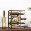 Rauser Modern Industrial 6 Bottle Tabletop Wine Rack Natural/Black - Christopher Knight Home 1 Rauser Modern Industrial 6 Bottle Tabletop Wine Rack Natural/Black - Christopher Knight Home -Christopher Knight Home GUEST a19e6b5e dcab 484d 988a 6dcedc09fbd4