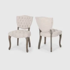Set Of 2 Crosswind Tufted Dining Chair - Christopher Knight Home -Christopher Knight Home GUEST a4237612 809d 4537 be05 435c78db206e