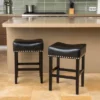 Set Of 2 Laramie Backless Counter Height Barstool Black - Christopher Knight Home -Christopher Knight Home GUEST a4fce2fa 90a2 4b79 b888 7c485585c543
