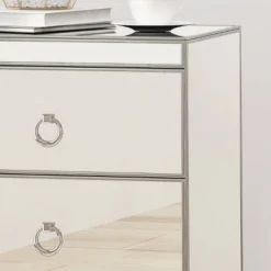 Bandara Modern 3 Drawer Cabinet Silver - Christopher Knight Home -Christopher Knight Home GUEST a5ee027c 3b45 48c7 9f63 ef6bf703dbc1